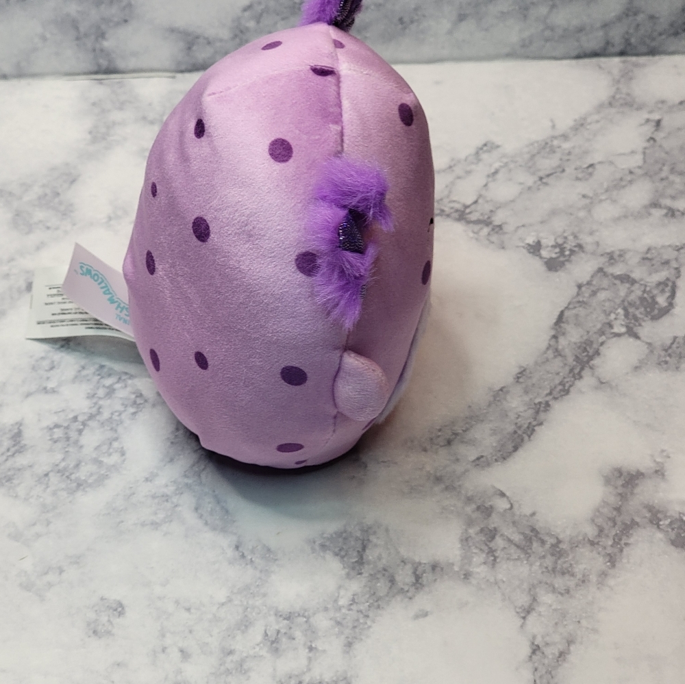 Amala The Axolotl Original Squishmallows Kelly Toy 5 inches Purple Polka-dot - Picture 4 of 7
